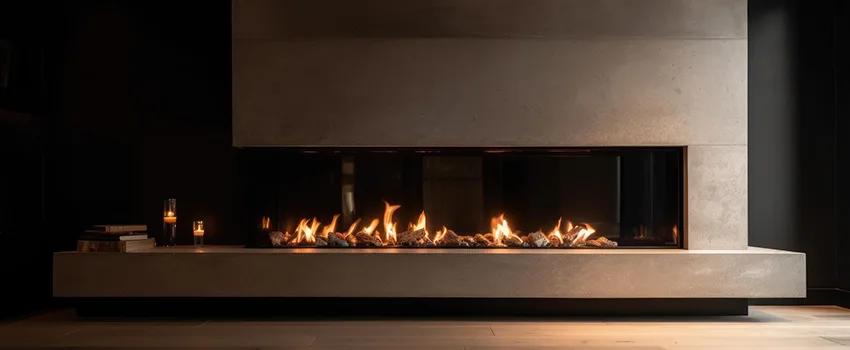Gas Fireplace Ember Bed Design Services in Royal Palm Beach, Florida