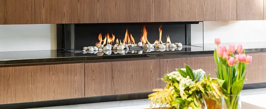 Double-height Fireplace Design Refurbishment in Royal Palm Beach, Florida