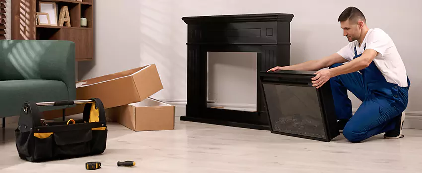 Old Rusted Metal Fireplace Repair And Replacement in Royal Palm Beach, FL